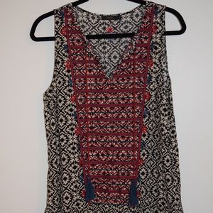THML Drop-waist patterned dress